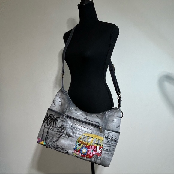 ANUSCHKA Handbag (hand painted) new without tags - Picture 10 of 15